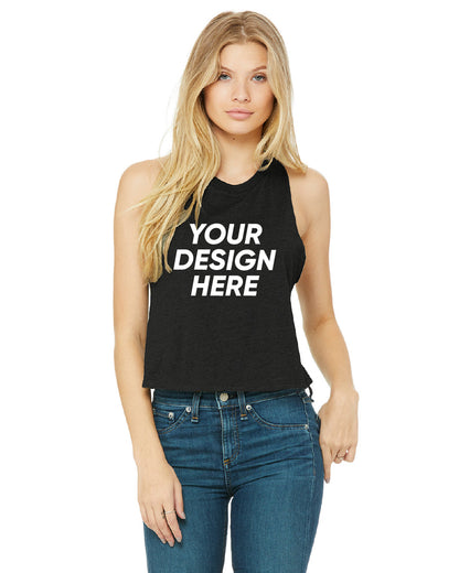 Bella + Canvas 6682 | Women's Racerback Cropped Tank