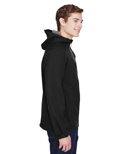 North End 88166 | Men's Prospect Two-Layer Fleece Bonded Soft Shell Hooded Jacket