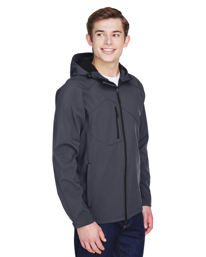 North End 88166 | Men's Prospect Two-Layer Fleece Bonded Soft Shell Hooded Jacket