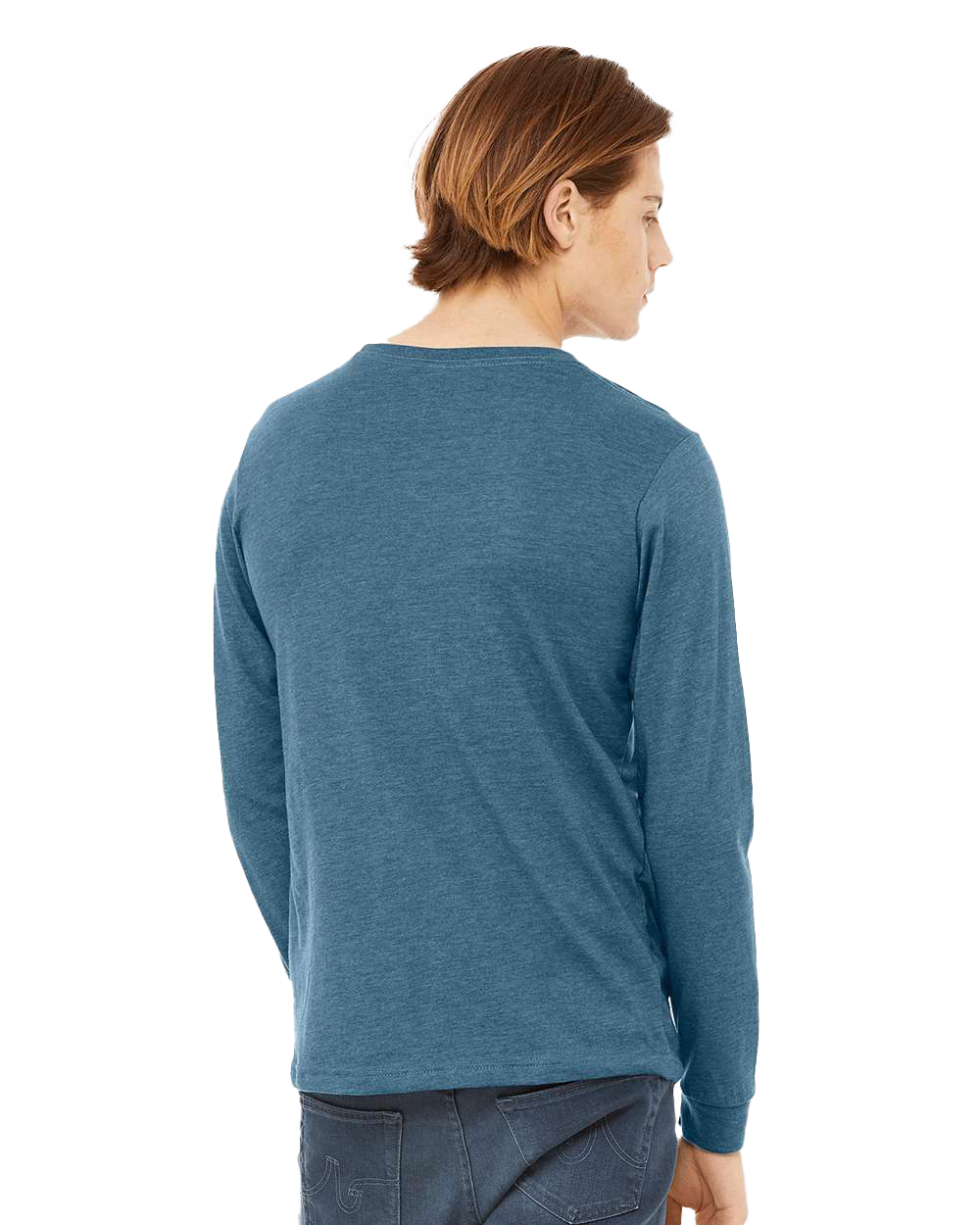 (Bulk) BELLA + CANVAS 3501CVC | Heather CVC Long Sleeve Tee