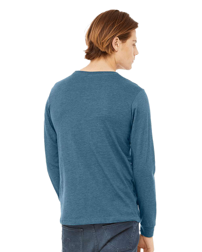 (Bulk) BELLA + CANVAS 3501CVC | Heather CVC Long Sleeve Tee