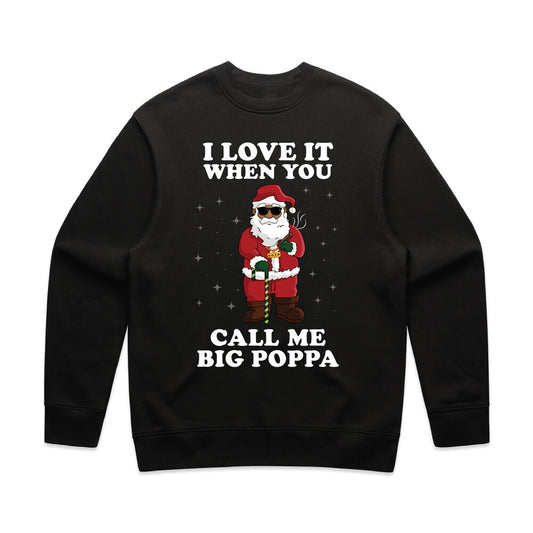 Santa Big Poppa Sweatshirt