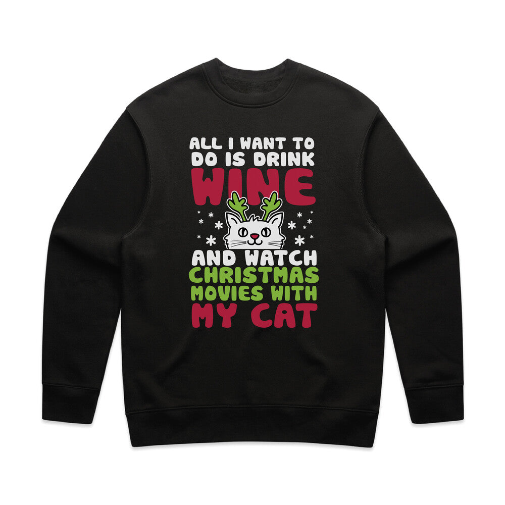 PR054-Christmas-Movies-Wine-Cat