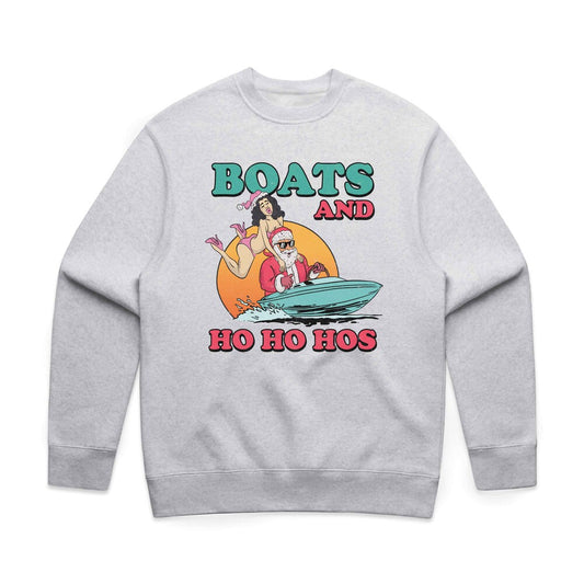 Santa Boats Ho Ho Hos Sweatshirt