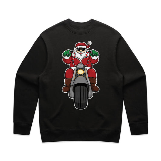 Santa Biker Sweatshirt