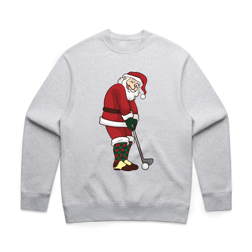 Santa Golfer Sweatshirt