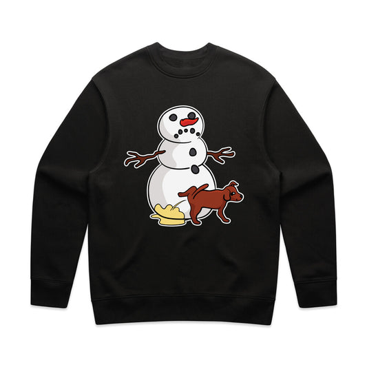 Sad Christmas Snowman Sweatshirt