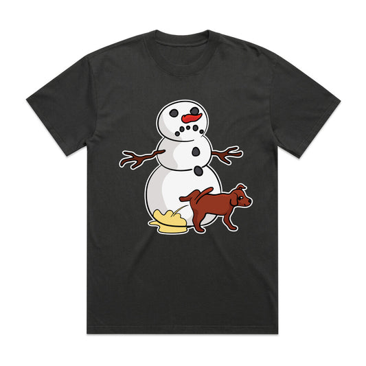 Sad Christmas Snowman T-Shirt