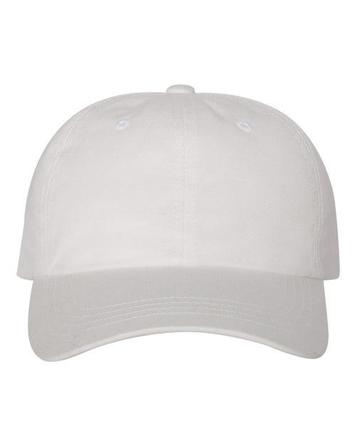 (WHITE) Yupoong 6245CM | Adult Low-Profile Cotton Twill Dad Cap