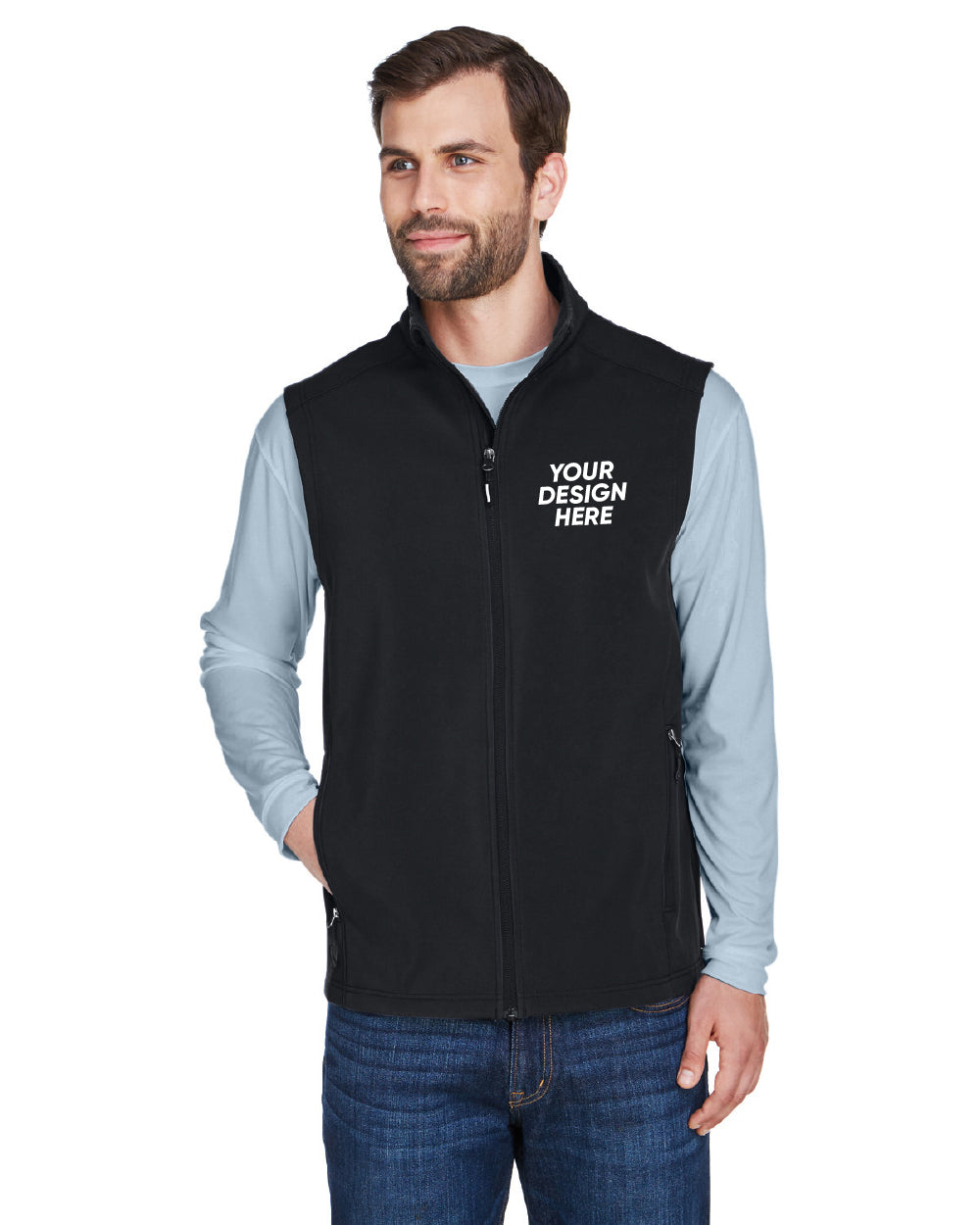 Core365 CE701 | Men's Two-Layer Soft Shell Vest