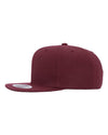 (MAROON) YP Classics 6089M | Flat Bill Snapback Cap