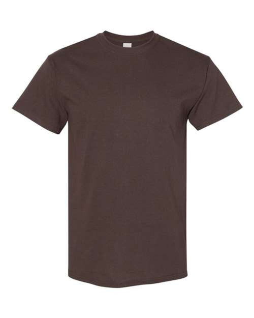 (DARK CHOCOLATE) Gildan 5000 | Heavy Cotton T-Shirt