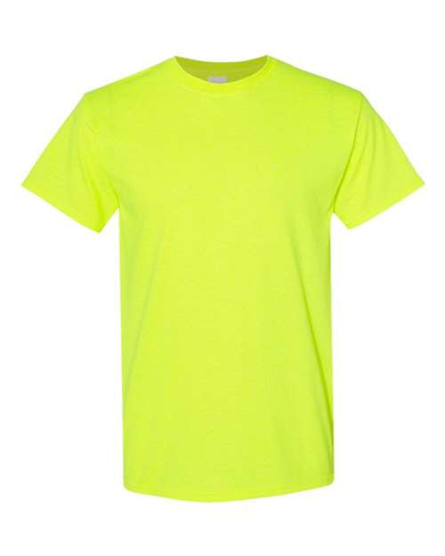 (SAFETY GREEN) Gildan 5000 | Heavy Cotton T-Shirt