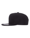 (BLACK) YP Classics 6089M | Flat Bill Snapback Cap